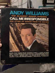 Andy Williams - Call Me Irresponsible LP (Mono-CL 2171)