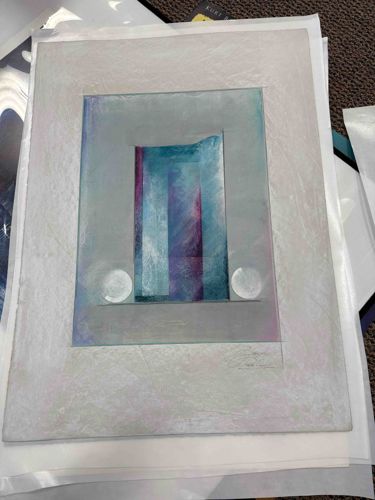 Abstract Pastel on Paper by Phillip Jaeger