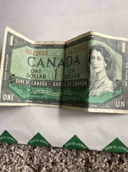 1954 Canadian One Dollar Banknote (Queen Elizabeth II)