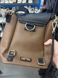 Tote Bag with Adjustable Strap and Flap Closure