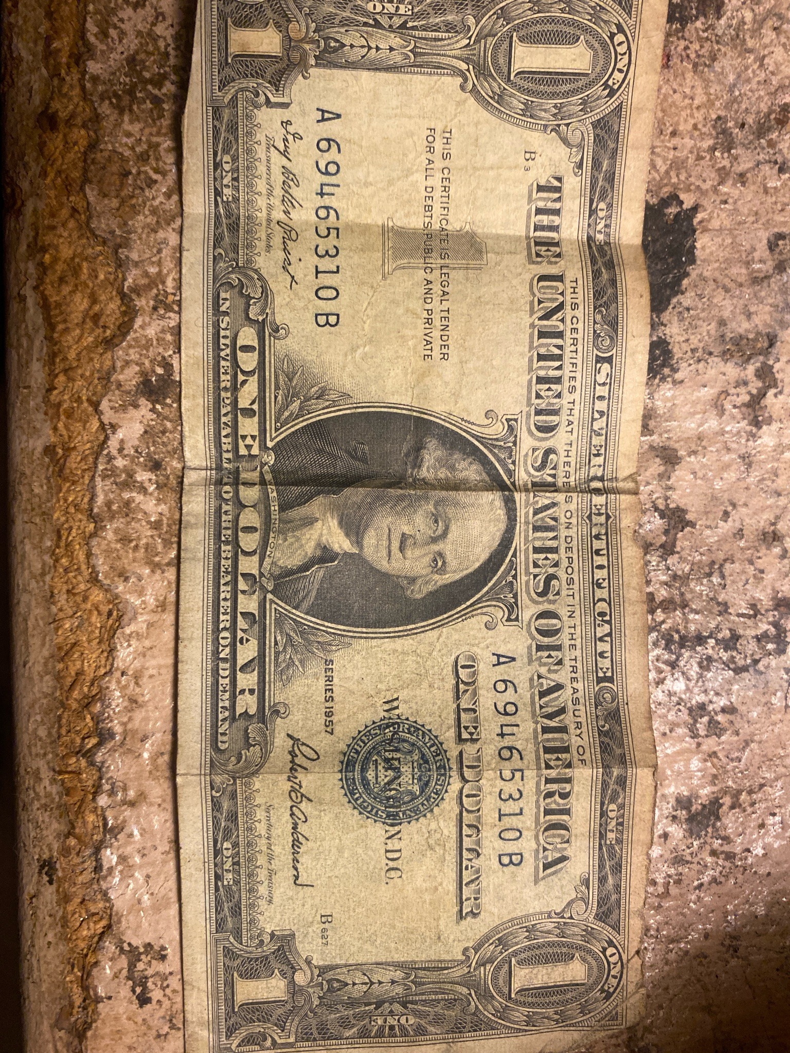 Series 1957 One Dollar Silver Certificate