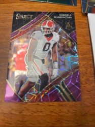 2021 Panini Select Darnell Washington Purple Disco Football Card