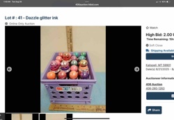 Lot of Dazzle Glitter Ink Pots