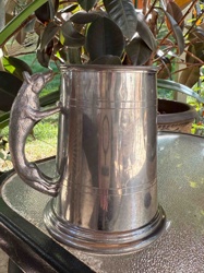 Pewter Tankard with Rat Handle