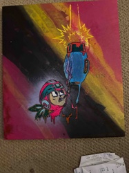 Satirical Pop Art Character Melt Painting