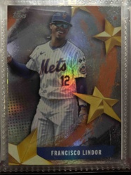 Francisco Lindor Topps Baseball Trading Card