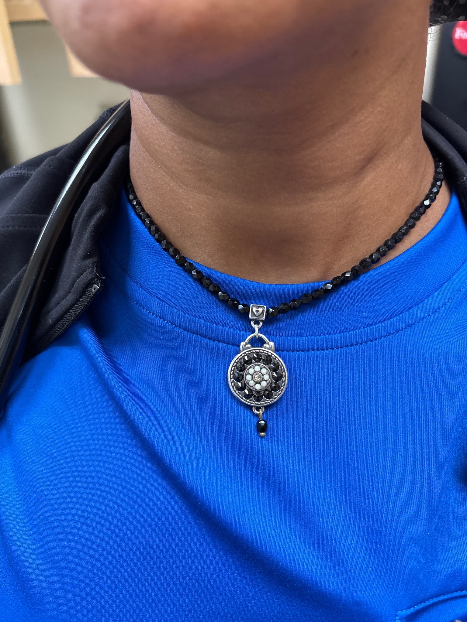 Submitted photo of Beaded pendant necklace