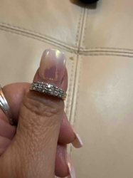 Cluster Diamond Band Ring