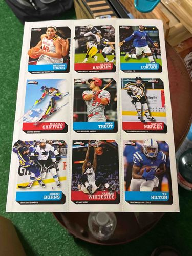 Sports Illustrated Kids 2017 Multi-Sport Perforated Card Sheet