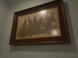 Framed Southeast Asian Musical Ensemble Artwork