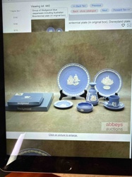 Group of Wedgwood Blue Jasperware Collection