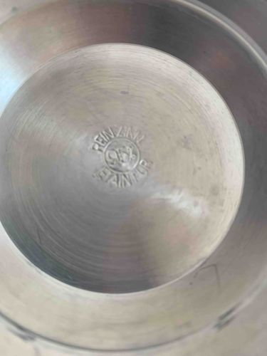 Pewter Pitcher with 'REIN ZINN' Maker's Mark