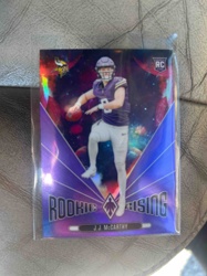 J.J. McCarthy Rookie Rising Football Card