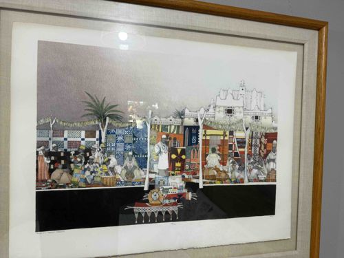 Framed Print: 'Kasuwa (Market)'