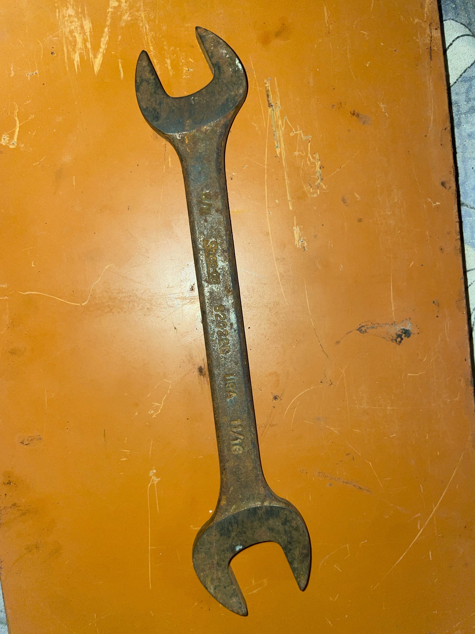 Submitted photo of Snap-on open-end wrench (not authenticated)