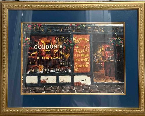 Framed Art Print 'Gordon's' by Viktor Schvaiko