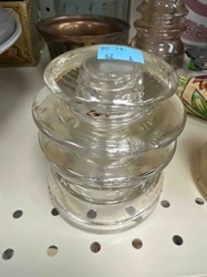 Clear Glass Electrical Insulator