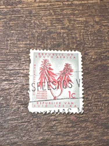 South African 1 Cent Stamp