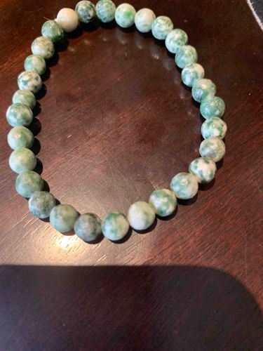 Agate Beaded Stretch Bracelet