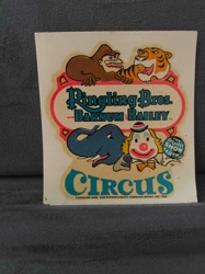 Ringling Bros. and Barnum & Bailey Circus Decal / Sticker (1968)