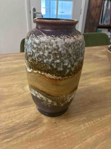 West German Fat Lava Glaze Ceramic Vase