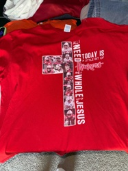 Nebraska Cornhuskers 'All I Need' Cross Graphic T-Shirt