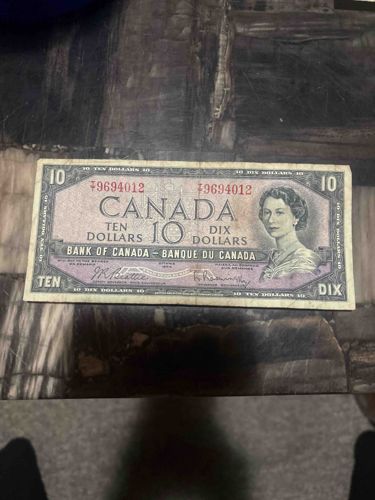 Ten Dollar Banknote