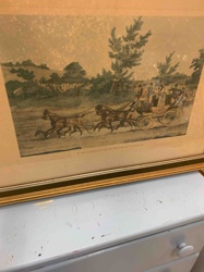 The Cambridge Safety Coach' Framed Print