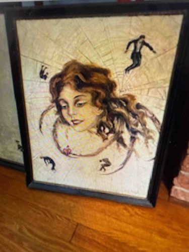 Surrealist Portrait with Figures