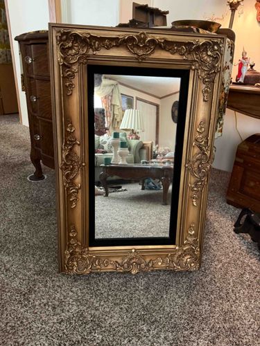 Ornate Gilded Framed Mirror