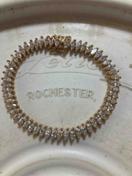 Marquise Cut Stone Bracelet