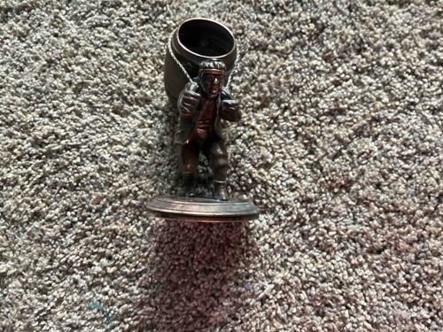 Man with Barrel Figurine