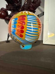 Hand-Painted Spherical Decorative Object