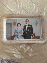 Queen Elizabeth II and Prince Philip Commemorative Serving Tray