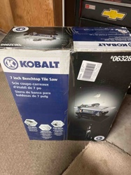 Kobalt 7-inch Benchtop Tile Saw