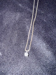 Solitaire Diamond Pendant Necklace