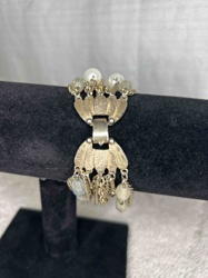 Kramer New York Pearl and Beaded Dangle Bracelet