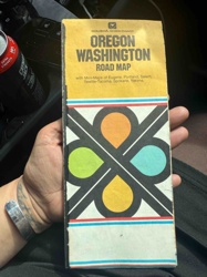 Gousha Chek-Chart Oregon Washington Road Map