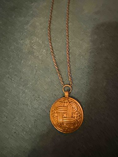 Celtic Knot Medallion Necklace