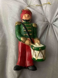 Nutcracker Drummer Soldier Christmas Ornament