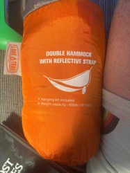 Lake & Trail Double Hammock with Reflective Strap