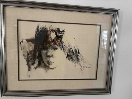 Framed Portrait Print by Richard Shepard