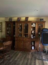 Corner China Cabinet / Display Hutch