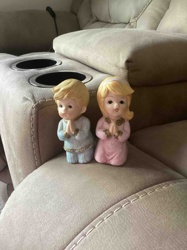 Praying Boy and Girl Figurines