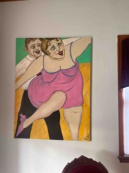 Dancing Couple Painting by Nagy