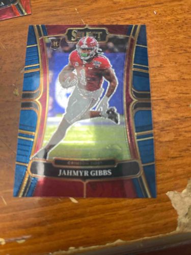Jahmyr Gibbs 2023 Panini Select Football Rookie Card