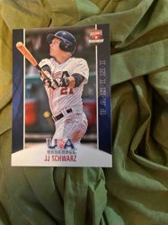 J.J. Schwarz Panini Collegiate National Team Baseball Card