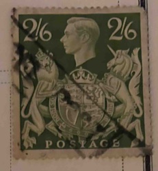 King Edward VIII 2/6 Postage Stamp