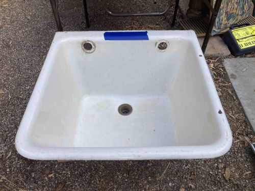 Vintage Kohler Cast Iron Laundry Sink