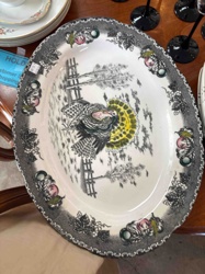 Underglazed Ironstone Turkey Platter